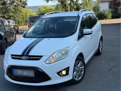 Gebraucht Ford Grand C-Max 116 PS (85 kW) 2013 Weiß Van / Kleinbus