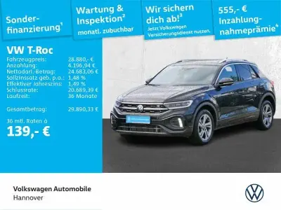 Gebraucht VW T-Roc Cabriolet R-line 150 PS (110 kW) 2025 Grenadillschwarz metallic SUV
