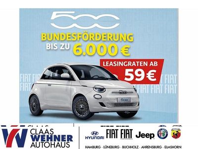 Neu Fiat 500e 69 kW (95 PS) 2025 Ice weiß Kleinwagen