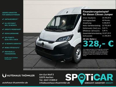 Eisweiß Gebraucht 2024 Citroën Jumper Van / Kleinbus | 28.490 € (Guter Preis)