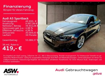 Brugt Audi A5 Competition 265 HK (194 kW) 2025 Sort Sedan