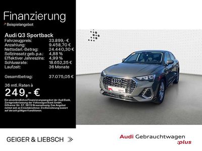 Gebraucht Audi Q3 S-Line 150 PS (110 kW) 2023 Chronosgrau metallic SUV