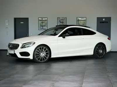 Gebraucht Mercedes C200 AMG 184 PS (135 kW) 2017 Weiß Coupé