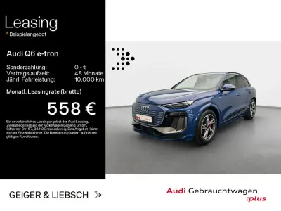 Gebraucht Audi Q6 e-tron S-Line 225 kW (306 PS) 2025 Ascariblau metallic SUV