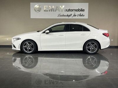Gebraucht Mercedes A200 AMG line 163 PS (119 kW) 2021 Polarweiss  unilack Limousine