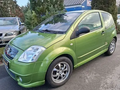 Gebraucht Citroën C2 VTR Sport 60 PS (44 kW) 2005 Grün Kleinwagen