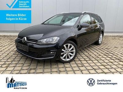 Schwarz Gebraucht 2015 VW Golf VII Highline Kombi | 13.890 € (Teuer)