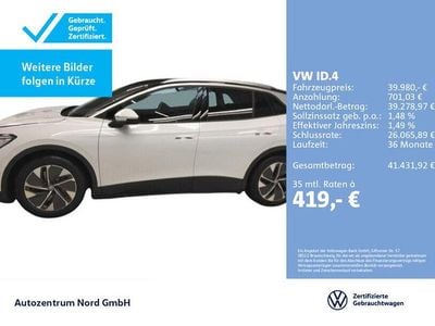 Gebraucht VW ID.4 Pro 210 kW (286 PS) 2025 Gletscherweiß metallic SUV