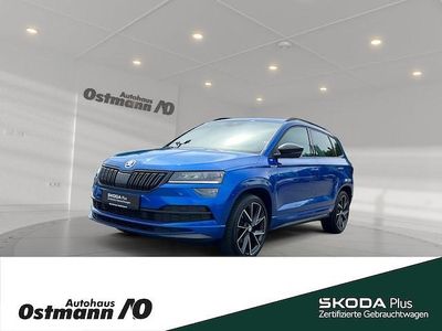 Gebraucht Skoda Karoq SportLine 190 PS (139 kW) 2021 Race blau SUV