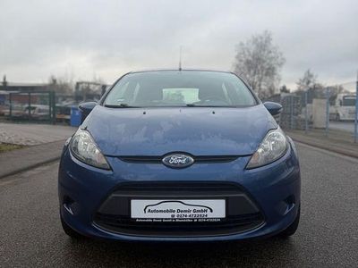 Gebraucht Ford Fiesta Trend 82 PS (60 kW) 2009 Blau Kleinwagen