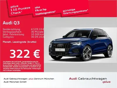 Gebraucht Audi Q3 190 PS (139 kW) 2026 Navarrablau metallic SUV