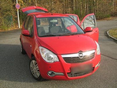 Gebraucht Opel Agila 65 PS (47 kW) 2009 Rot Kleinwagen