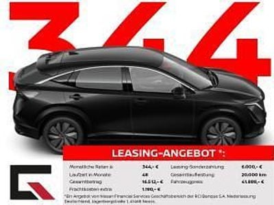 Neu Nissan Ariya Advance 160 kW (218 PS) 2025 Schwarz (pearl black) SUV