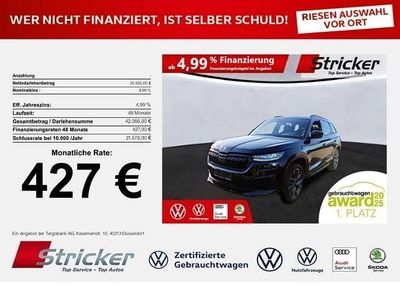Blackmagic perleffekt (metallic) Gebraucht 2022 Skoda Kodiaq SportLine SUV | 35.949 € (Fairer Preis)