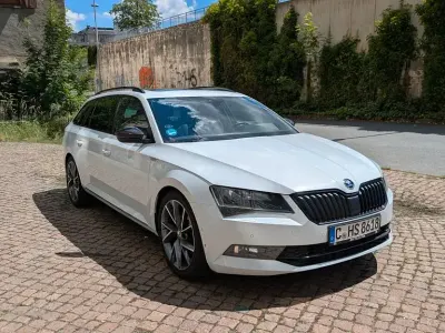 Gebraucht Skoda Superb SportLine 150 PS (110 kW) 2018 Weiß Limousine