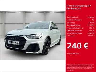 Gebraucht Audi A1 Sportback S-Line 110 PS (80 kW) 2024 Silber Kleinwagen