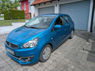Gebraucht Mitsubishi Space Star 71 PS (52 kW) 2017 Blau Kleinwagen