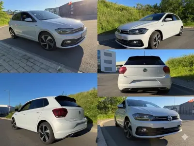 Gebraucht VW Polo R-line 95 PS (69 kW) 2020 Weiß Kleinwagen