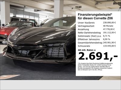 gebraucht Corvette Z06 C8Cabrio 5.5 V8 3LZ Voll Z07 Karbon Ceramik Lift Magnetic COC Europamodel