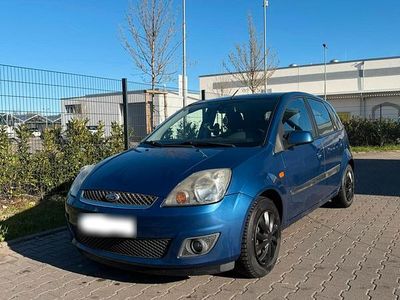 Gebraucht Ford Fiesta 2007 Blau Kleinwagen