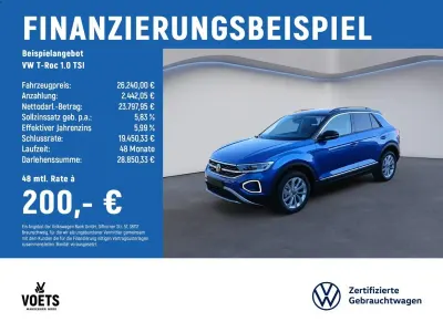 Gebraucht VW T-Roc Style 116 PS (85 kW) 2025 Blau SUV