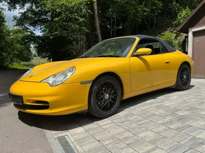 Gebraucht Porsche 911 305 PS (224 kW) 2001 Gelb Cabrio