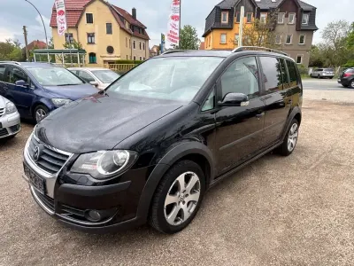 Gebraucht VW Touran Cross 105 PS (77 kW) 2007 Schwarz Van / Kleinbus