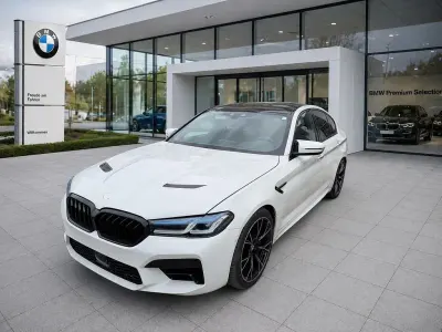 Brugt BMW M5 Performance 600 HK (441 kW) 2018 Hvid Sedan