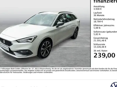 Gebraucht Seat Leon ST FR 204 PS (150 kW) 2023 Weiß Kombi