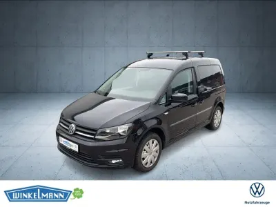 Gebraucht VW Caddy Trendline 125 PS (91 kW) 2017 Schwarz Van / Kleinbus