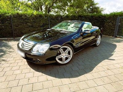 Usata Mercedes SL350 245 CV (180 kW) 2003 Nero Cabrio
