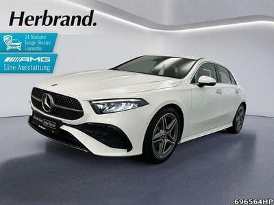 Gebraucht Mercedes A200 AMG 163 PS (119 kW) 2024 Unilack polarweiß Limousine