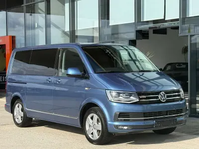 Gebraucht VW Multivan Highline 204 PS (150 kW) 2016 Acapulcoblau metallic Van / Kleinbus