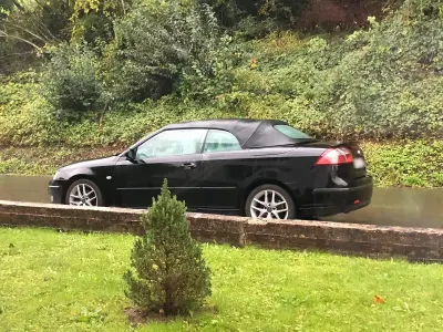 Usata Saab 9-3 Cabriolet 150 CV (110 kW) 2006 Nero Cabrio