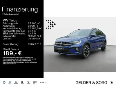 Używany VW Taigo R-line 150 KM (110 kW) 2025 Niebieski SUV