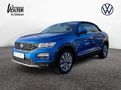 Gebraucht VW T-Roc Cabriolet Style 110 PS (80 kW) 2021 Blau Cabrio