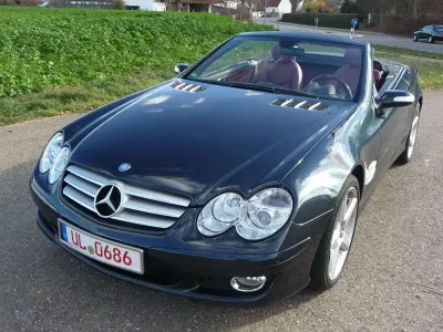 Gebraucht Mercedes SL500 387 PS (284 kW) 2006 Schwarz Cabrio