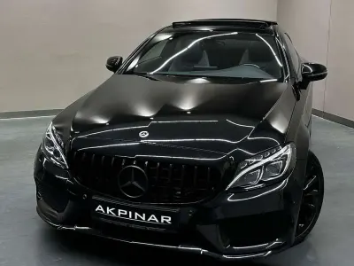 Gebraucht Mercedes C200 AMG line 184 PS (135 kW) 2015 Schwarz Coupé