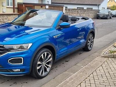 Gebraucht VW T-Roc Cabriolet R-line 150 PS (110 kW) 2021 Blau Cabrio