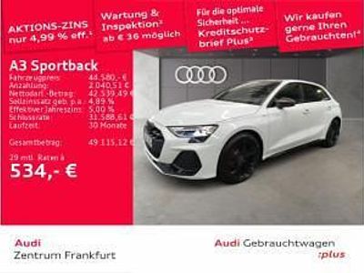 Gebraucht Audi A3 S-Line 150 PS (110 kW) 2026 Weiß (gletscherweiß metallic/gletscherweiß metallic) Limousine