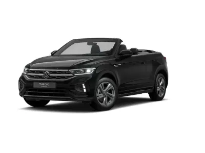 Brugt VW T-Roc Cabriolet R-line 150 HK (110 kW) 2025 Sort Cabriolet