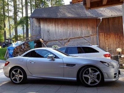 Usata Mercedes SLK200 AMG 184 CV (135 kW) 2011 Argento Cabrio