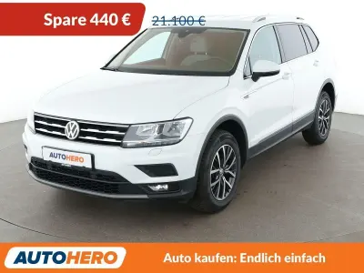 Gebraucht VW Tiguan Allspace Comfortline 150 PS (110 kW) 2020 Weiß SUV