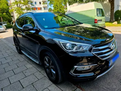 Gebraucht Hyundai Santa Fe 200 PS (147 kW) 2017 Schwarz SUV