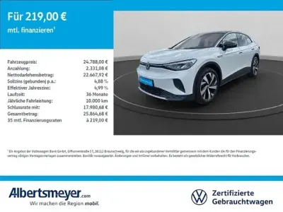 Brugt VW ID.4 Pro 110 kW (150 HK) 2020 Hvid SUV