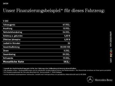 Gebraucht Mercedes V250 190 PS (139 kW) 2023 Grau Van / Kleinbus