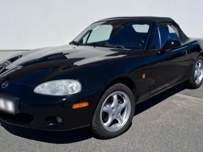 Gebraucht Mazda MX5 110 PS (80 kW) 2001 Schwarz Cabrio