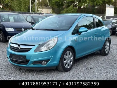 Używany Opel Corsa Edition 69 KM (50 kW) 2010 Niebieski Hatchback