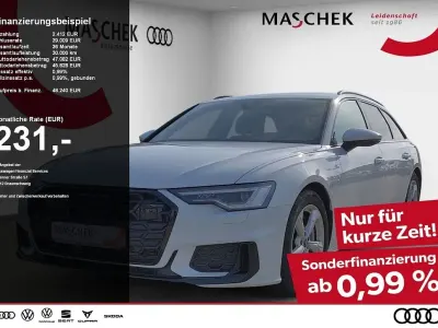 Gebraucht Audi A6 S-Line 299 PS (219 kW) 2025 Gletscherweiß metallic Kombi