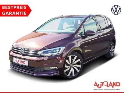 Gebraucht VW Touran Highline 190 PS (139 kW) 2018 Crimson red metallic Van / Kleinbus